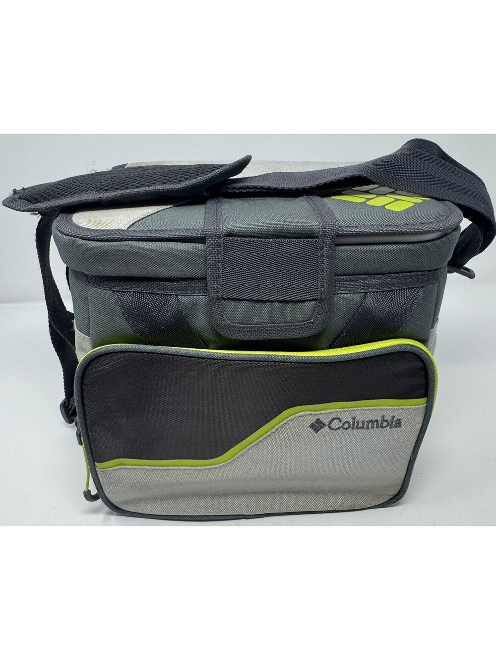 Columbia PFG Insulated Hardbody Cooler Bag Featuring a Gray Lime Green Colorway